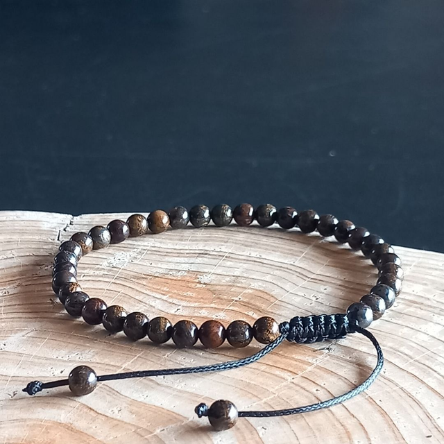 Bracelet ajustable en Bronzite