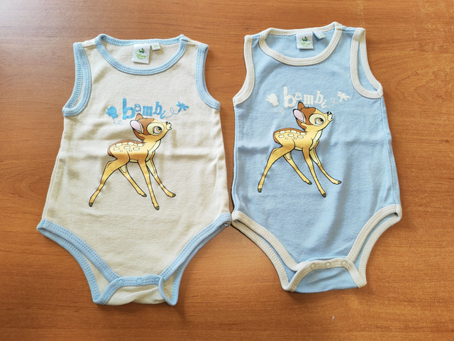 Lot de 2 body Bambi en 3 mois