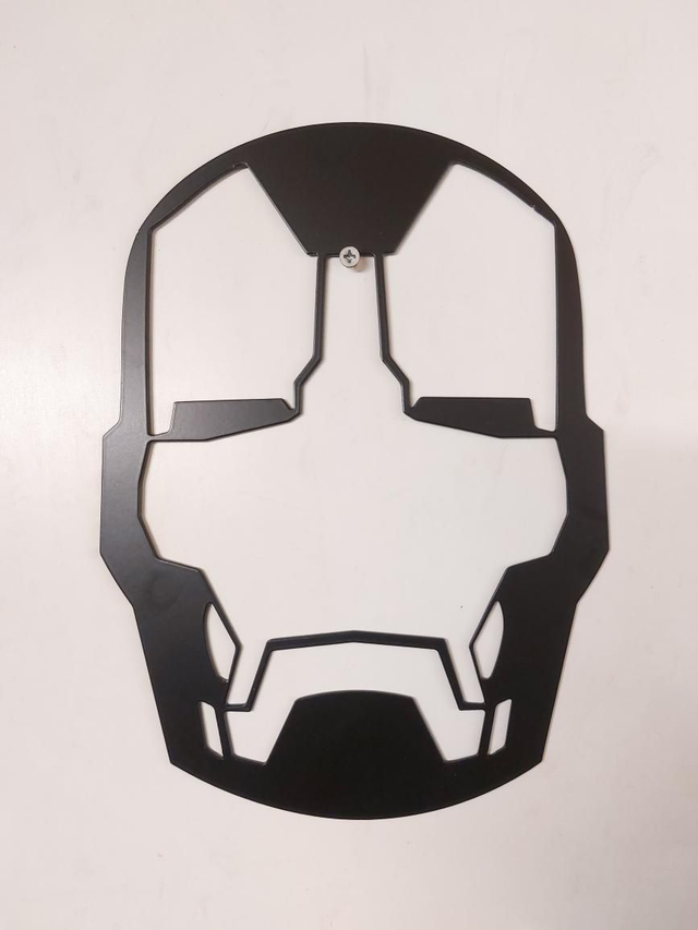 Iron Man Helmet Plaque