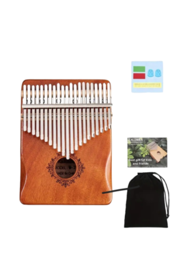 Kalimba 21-Tasten Mahagoni 