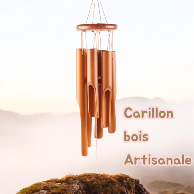 Carillon bois artisanale 20/30cm
