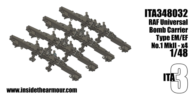ITA3 - ITA348032 RAF Universal Bomb Carrier Type EM/EF No.1 MkII 1/78