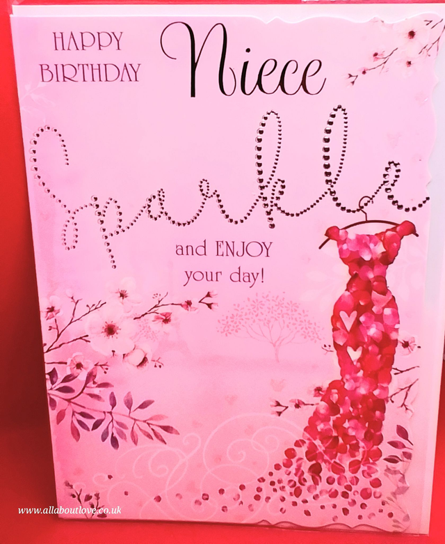 Niece Birthday Card ~ Bunny Surprise By Out of The Blue