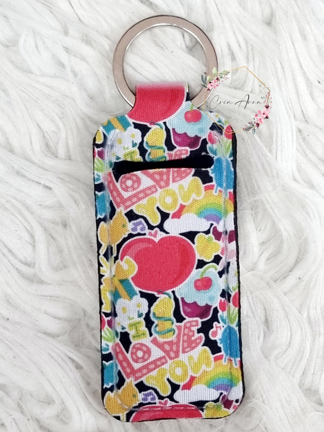 Porte-baume à lèvres ou briquet LOVE