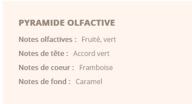 Fondant parfumé " Framboise caramel "
