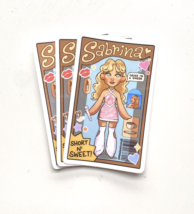Sabrina Doll Sticker