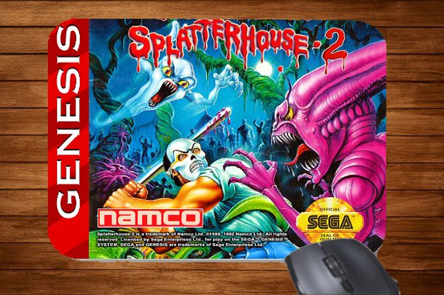 Sega Genesis Splatterhouse 2 Printed Mouse Mat