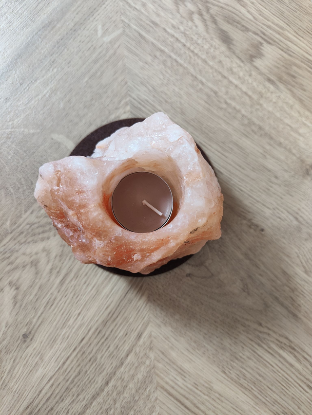 Bougeoir fleur de sel 