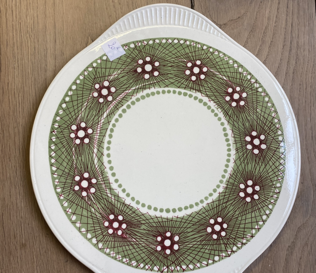 Plat à tarte motifs graphiques