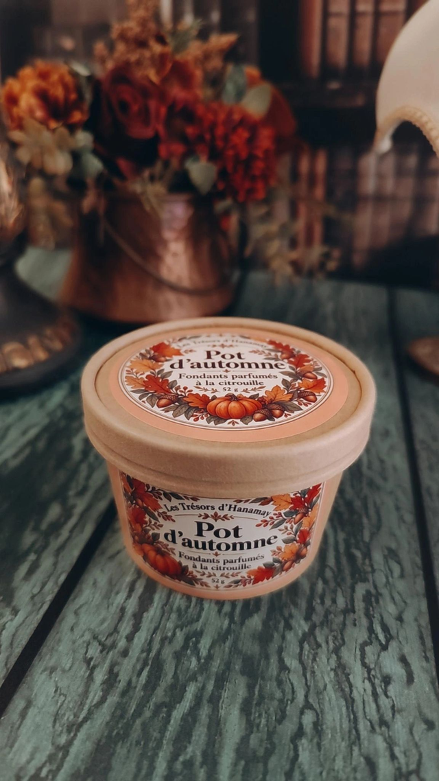 Pot d’automne – Fondants parfumés à la citrouille
