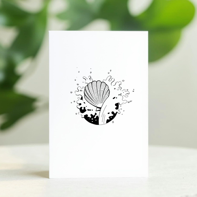 "Coquille St Jacques" Carte postale - 2022