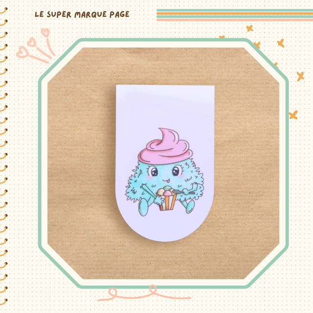 Le super marque-page momote glace à l'italienne