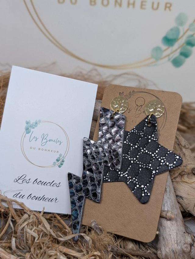 Boucles d&#039;oreilles Asymétrique zk106