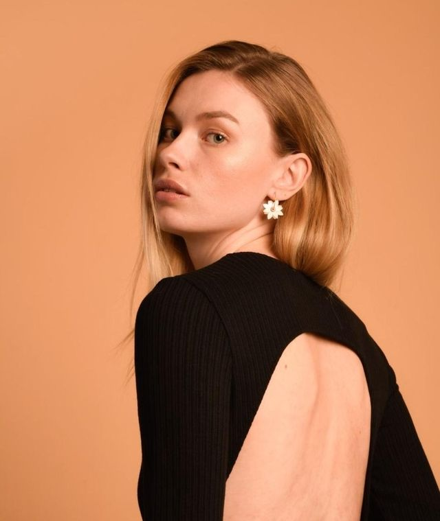 Boucles à 32€ Bois / Plexiglas / Laiton doré or