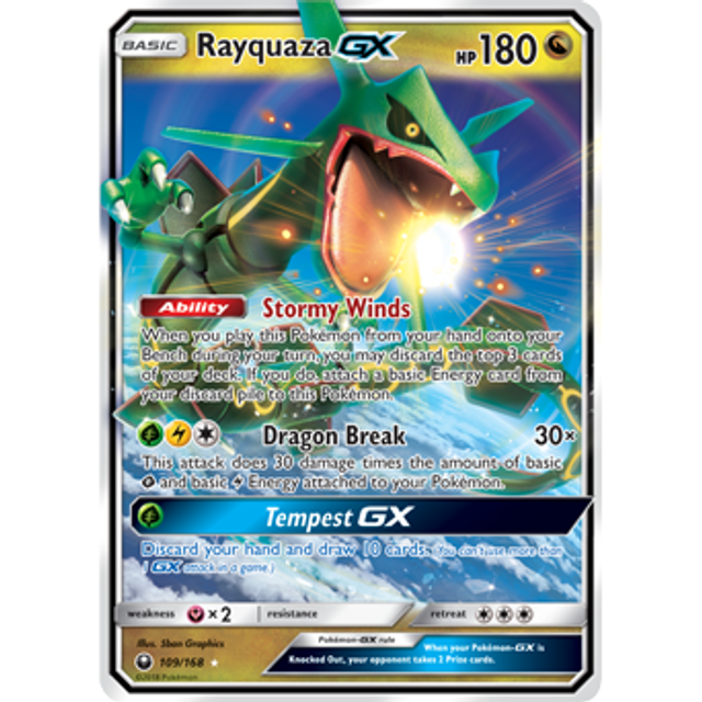 Celestial Storm: Rayquaza GX 109/168