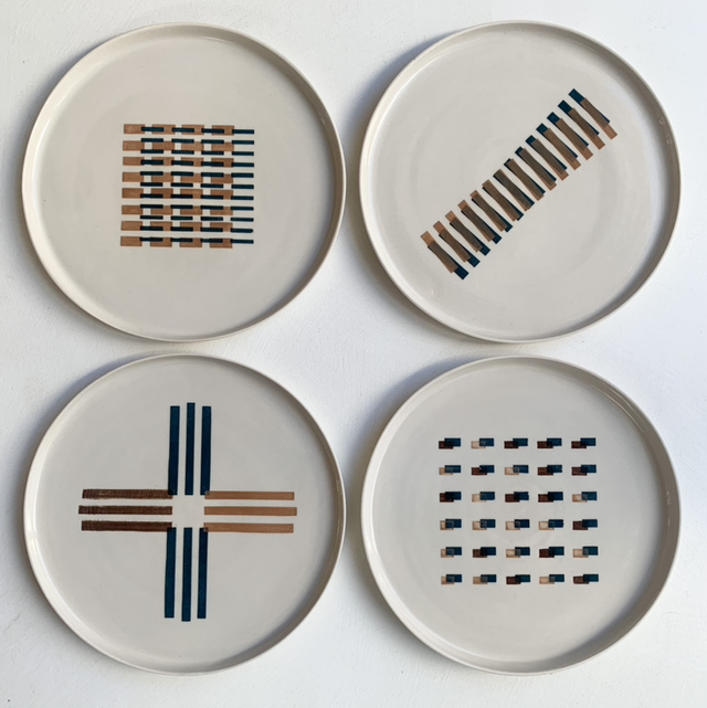 Assiette collectif Moka petit modèle 