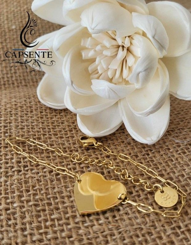 Bracelet Cœur Doré