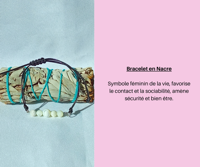 33- Bracelet en Nacre