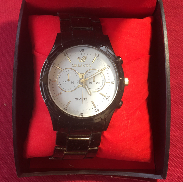 Orlando White Face Watch 