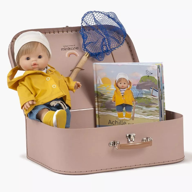 Valise Achille à la pêche - Minikane 