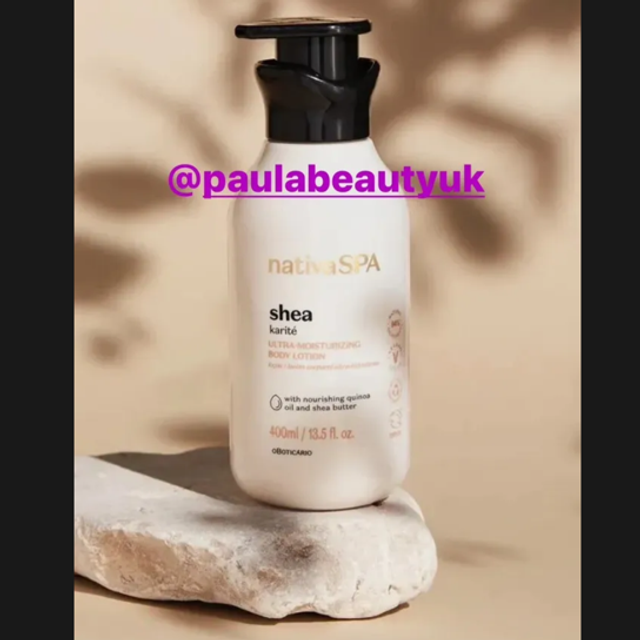 O Boticário Nativa SPA Karité (Shea) Loção Hidratante Corporal 400ml* Karite 