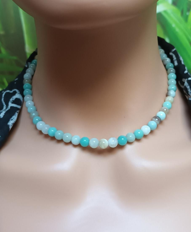 Collier en amazonite de chine