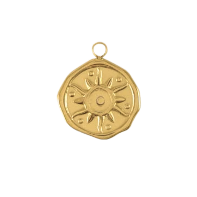 03 - Breloque médaille soleil