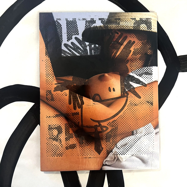 Xylo Jean-MICHEL Dame tounue 18x24 cm sans cadre