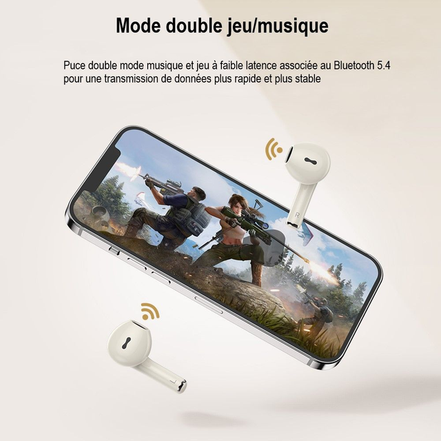 Langsdom TN31 Blanc offrent un son et une voix de haute qualité lors des appels.