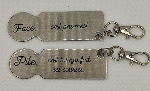 Jetons de caddie métal