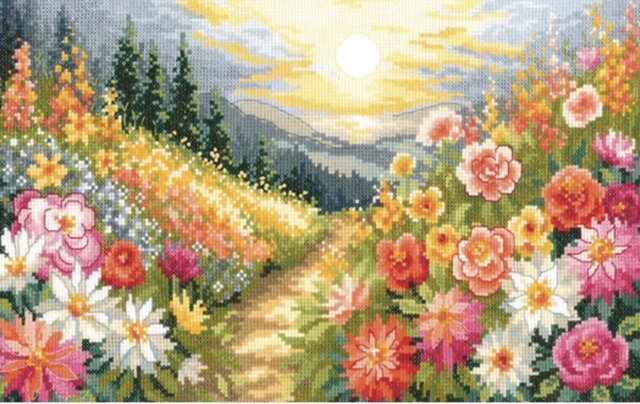 Lanarte A Walk Through Colours Counted Cross Stitch Kit