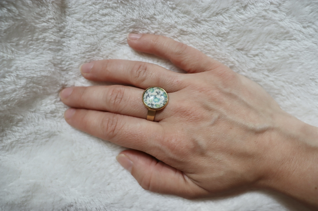 Bague cabochon adulte