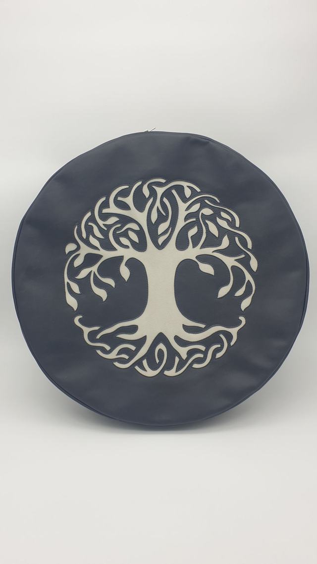 housse en cuir pour tambour 47 cm