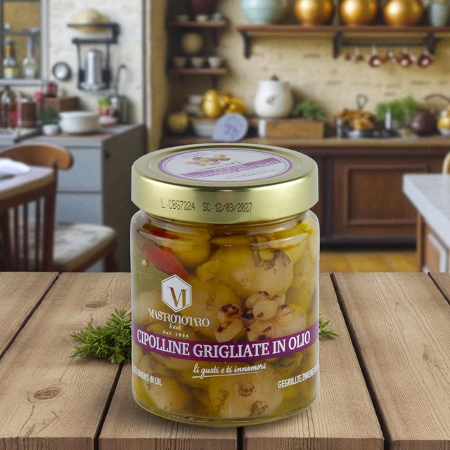 Cipolline grigliate - 280gr - Mastrototaro Food