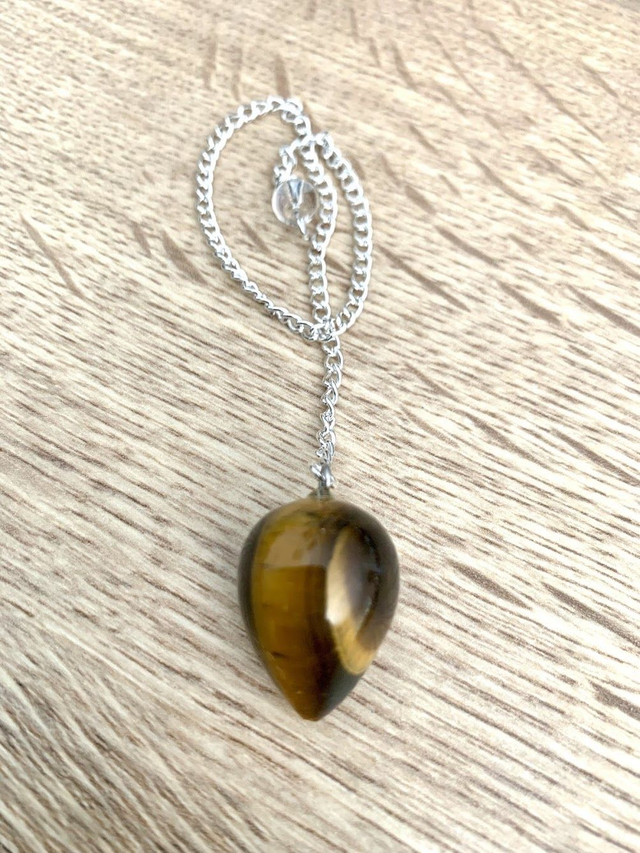 Pendule Goutte Oeil de Tigre