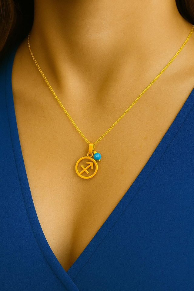 Collier Pierre Porte-Chance – Sagittaire