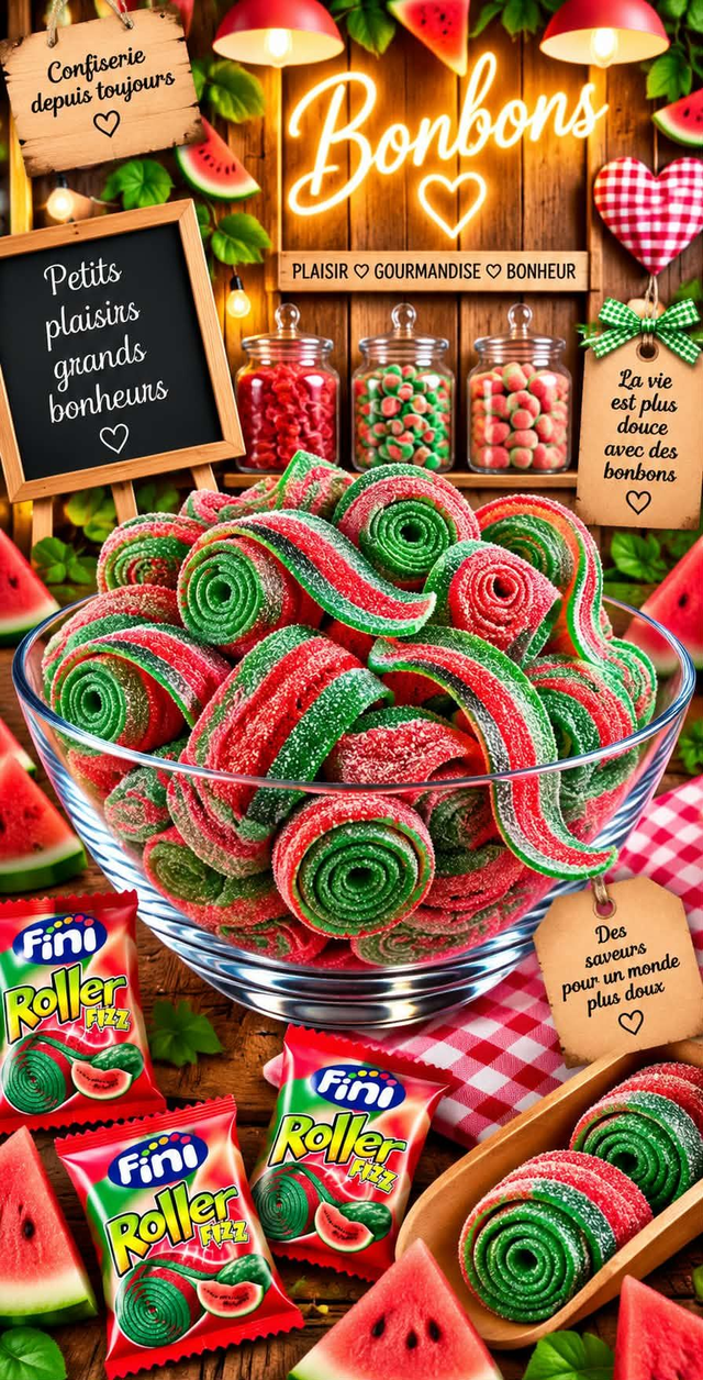 roller pasteque