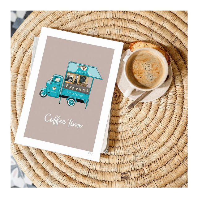 &#039;Coffee Time!&#039; art print