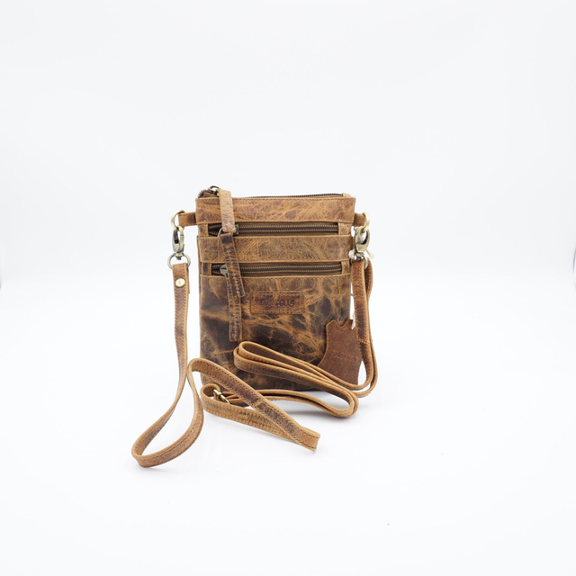 Gürteltasche Naturleder