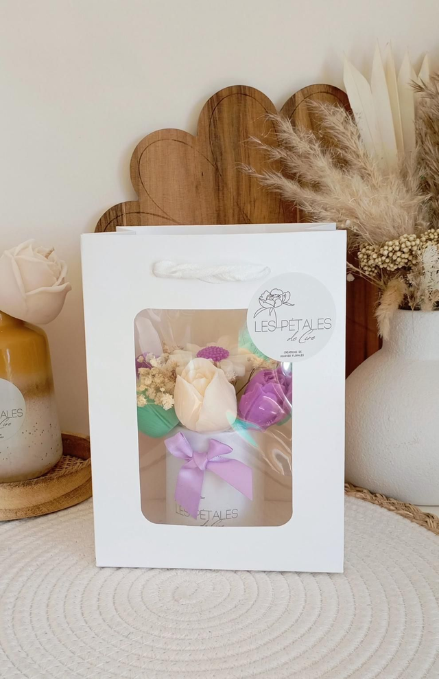 Mini Bouquet Éternel "Douceur printanière"