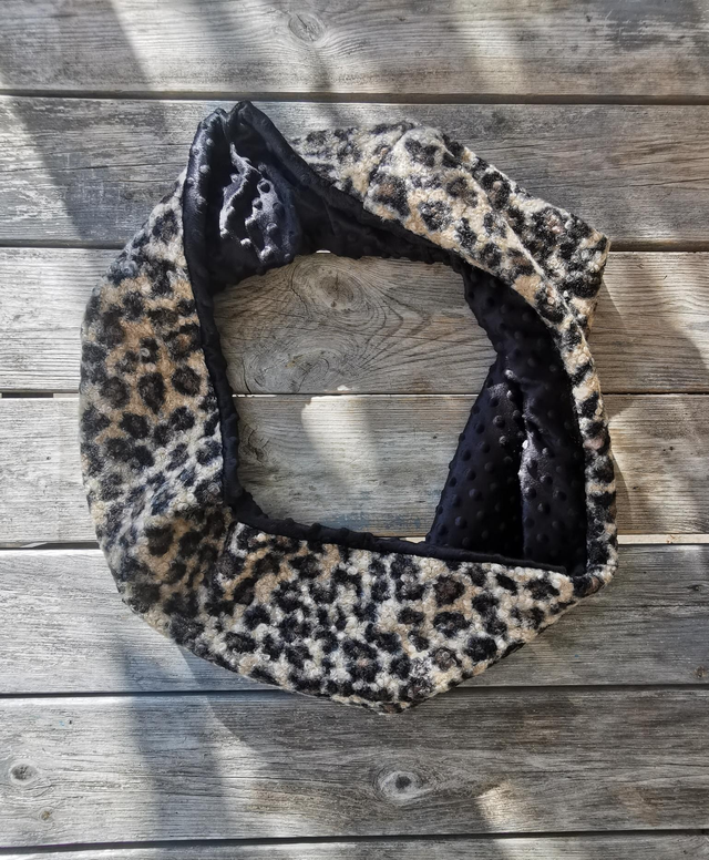 Double snood léopard 