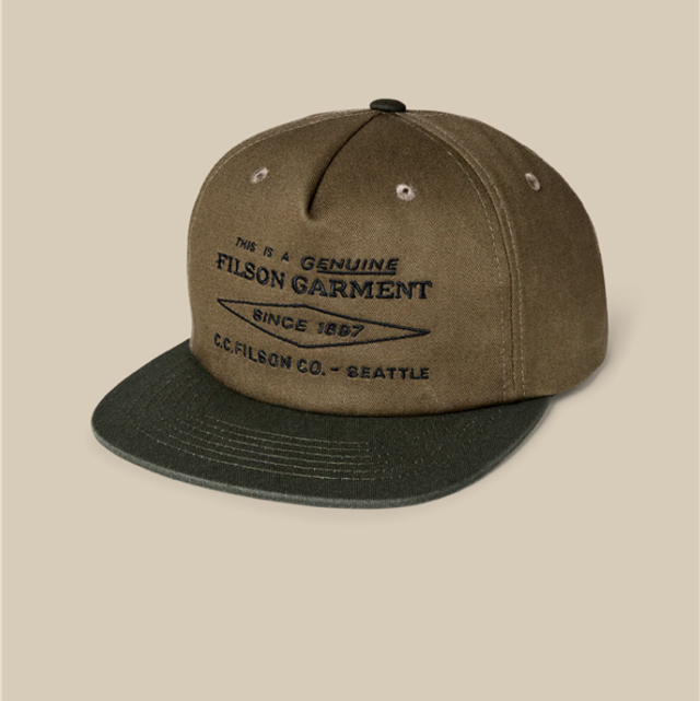 Filson Diamond Trucker Cap Olive