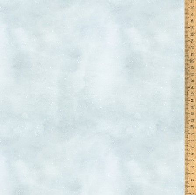 10 cm BW-Stoff "Aquarell blau"