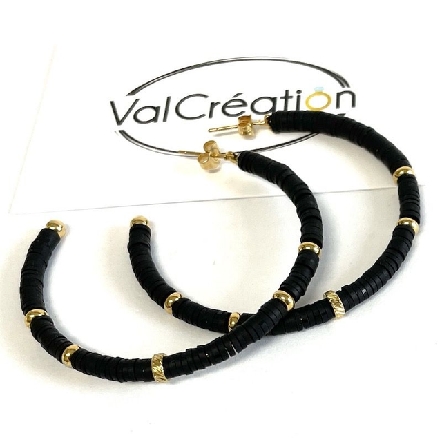 Créoles CAROLA dorées XL