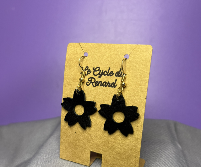 Boucles d’oreilles - Délicat Fleuron 