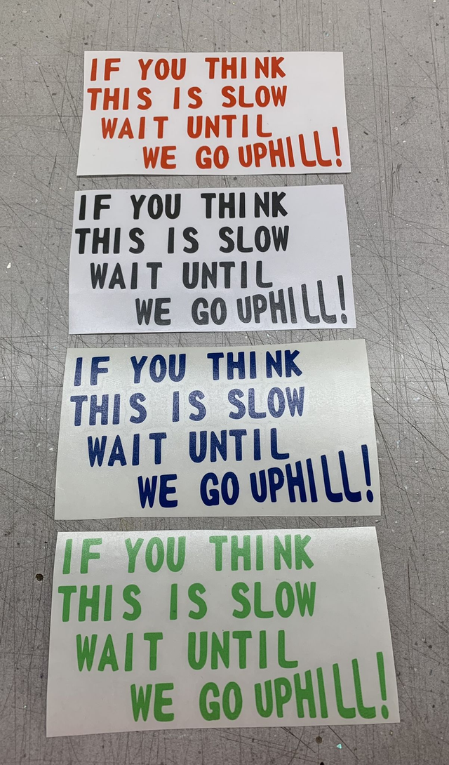 If You Think This Is Slow Sticker 