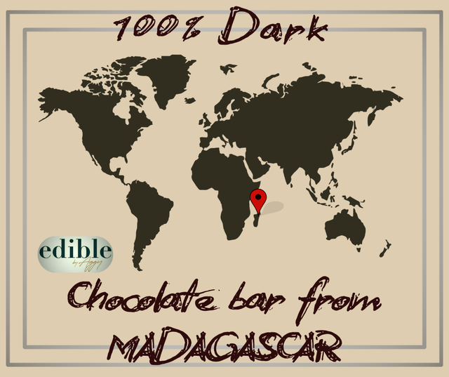 100% Dark Madagascar bar ORGANIC