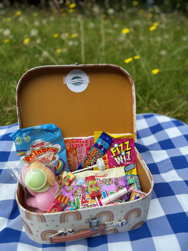 Rainbow Suitcase Medium