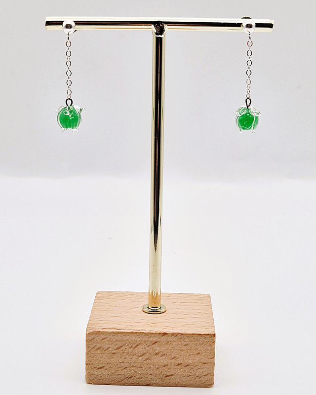 Boucles d'oreilles Clochettes vertes