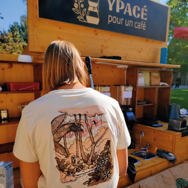 YPACÉ pour un CAFÉ - T-shirt "À la découverte du café de spécialité"